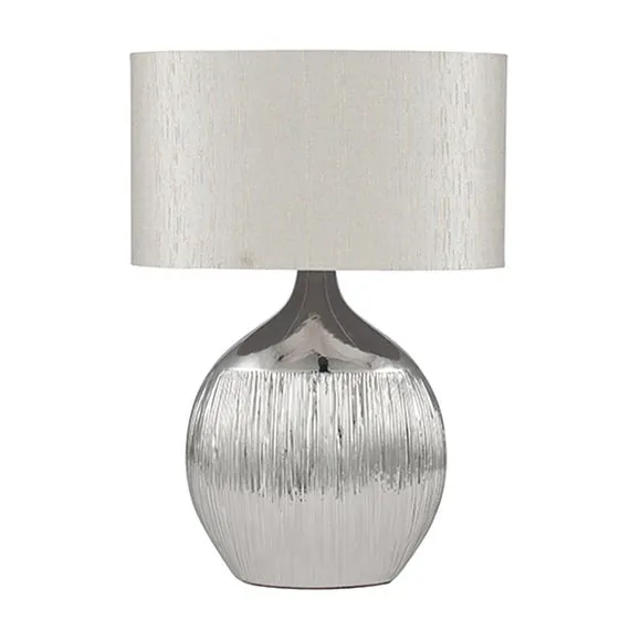 Gemini Silver Table Lamp 2