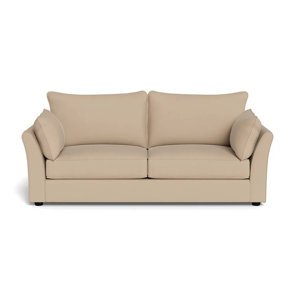 Heal's Tailor 4 Seater Sofa Capelo Linen-Cotton Bamboo Black Feet 1