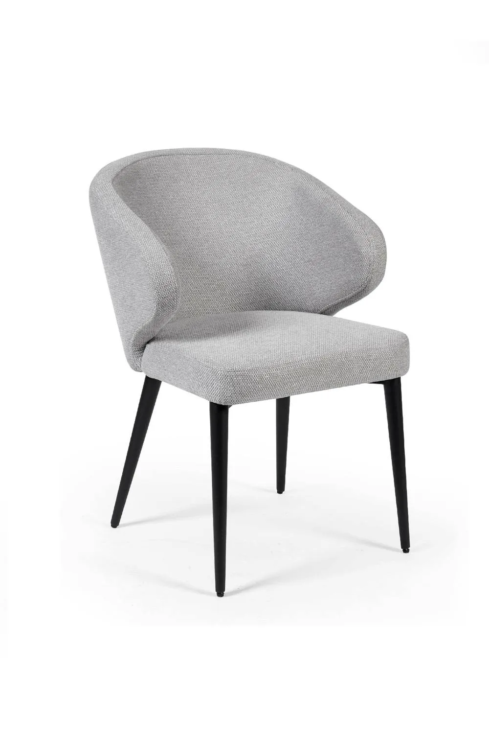 Julian Bowen Marcus Upholstered Dining Chair (Set of 2) in Light Grey 6