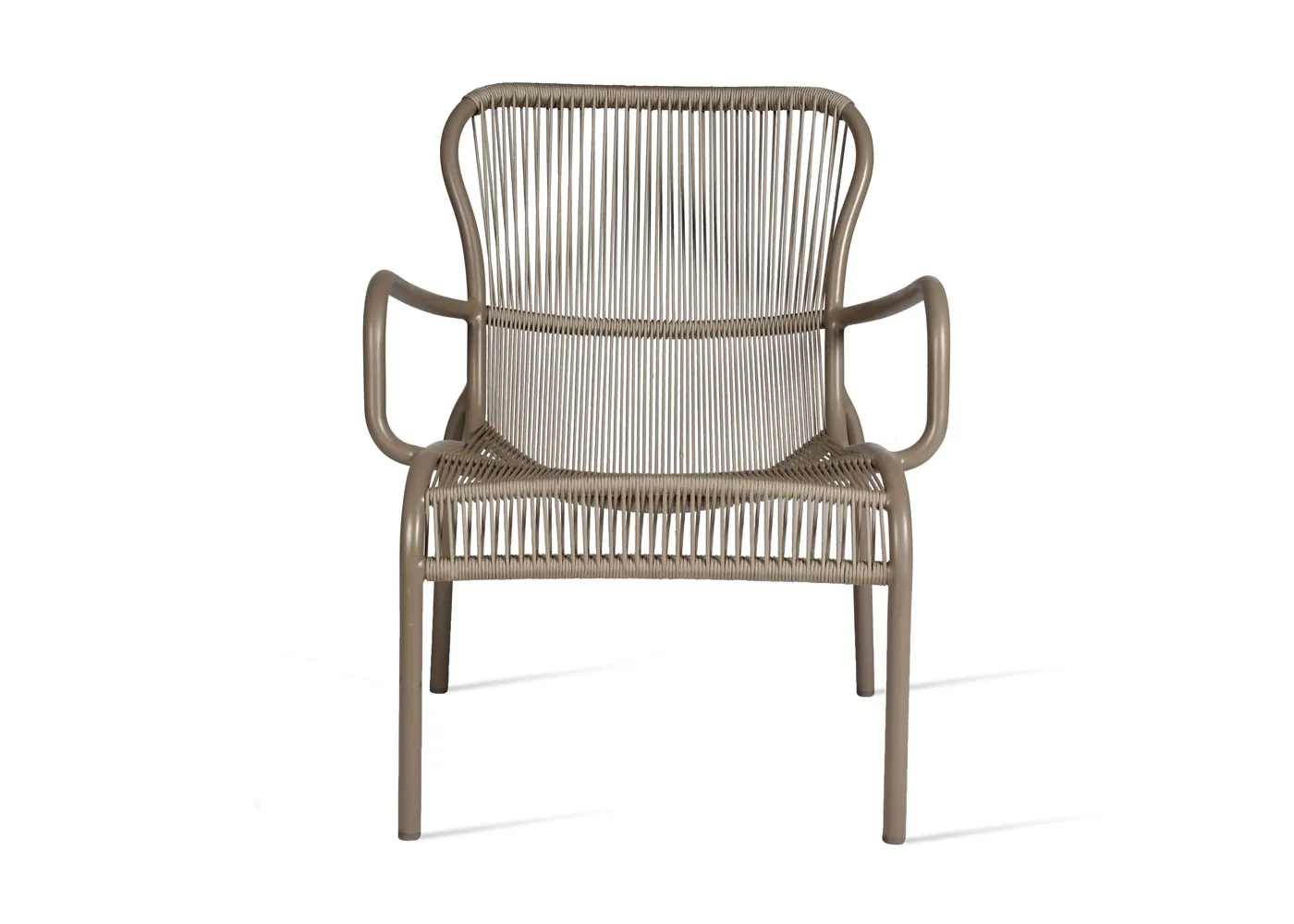 Vincent Sheppard Loop Outdoor Lounge Chair Rope Taupe 1