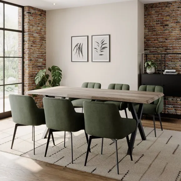 Ezra II 4-6 Seater Extendable Rectangle Dining Table 1