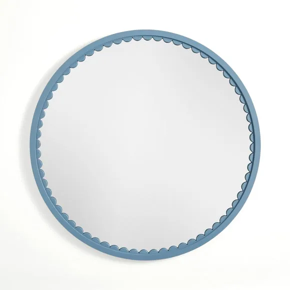 Remi Scalloped Round Wall Mirror 3