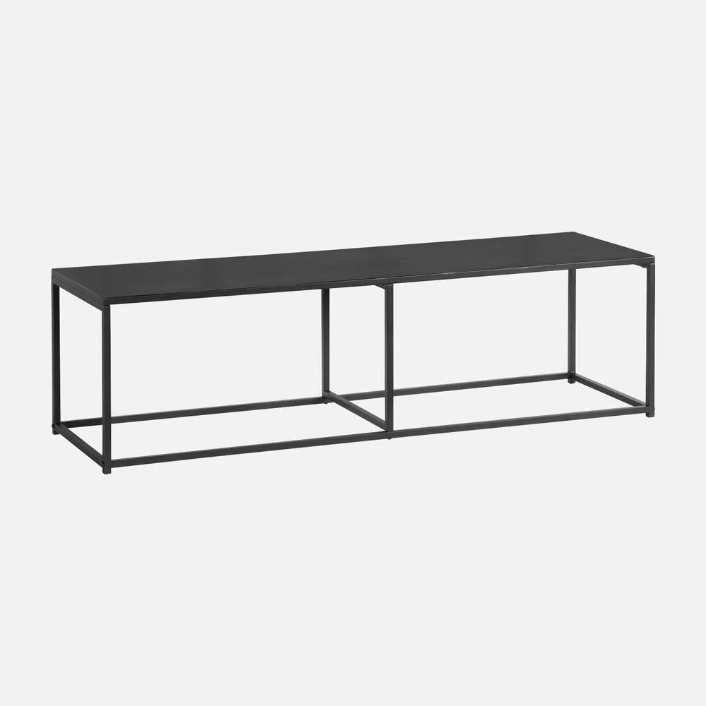 sweeek 140cm Urban-style Tv Unit Metal in Black