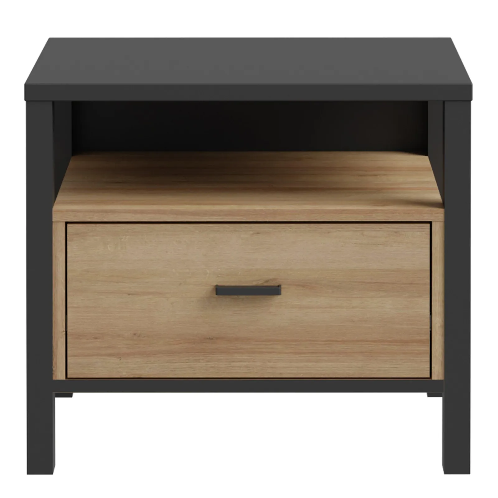 Furniture To Go High Rock Bedside in Black 2