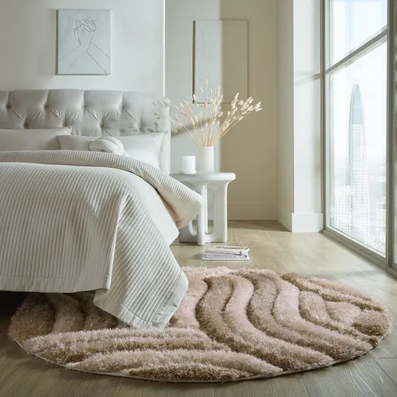 Indulgence Dune Round Rug 1