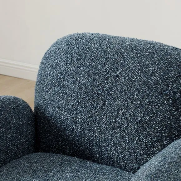 Ila Chunky Chenille Swivel Chair 3