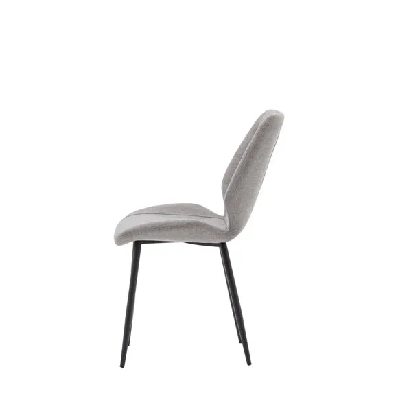 Set of 2 Mesa Flatweave Dining Chairs 5