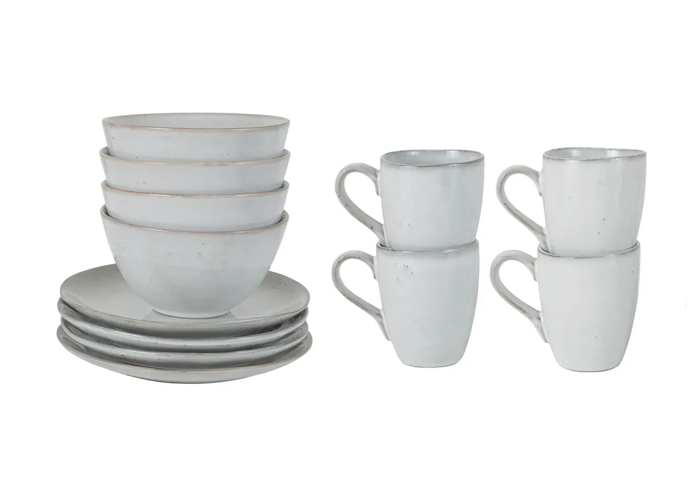 Broste Copenhagen Nordic Sand 12 Piece Breakfast Set