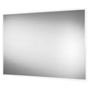 Brisbane Colour Changing Matt Black LED Mirror - 800 x 600mm