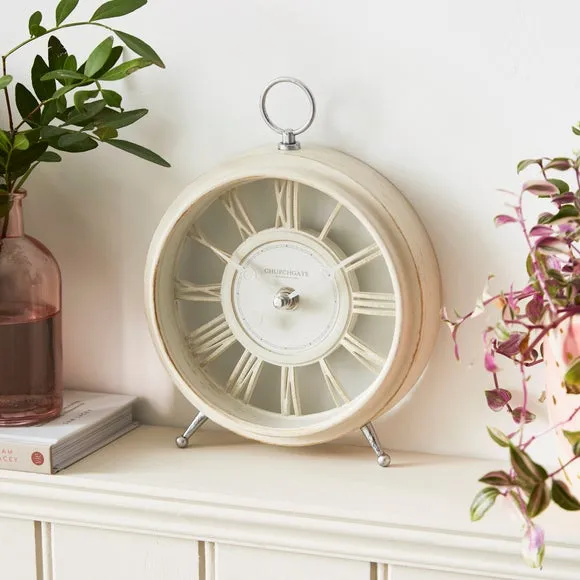 Churchgate Cream Mantel Clock