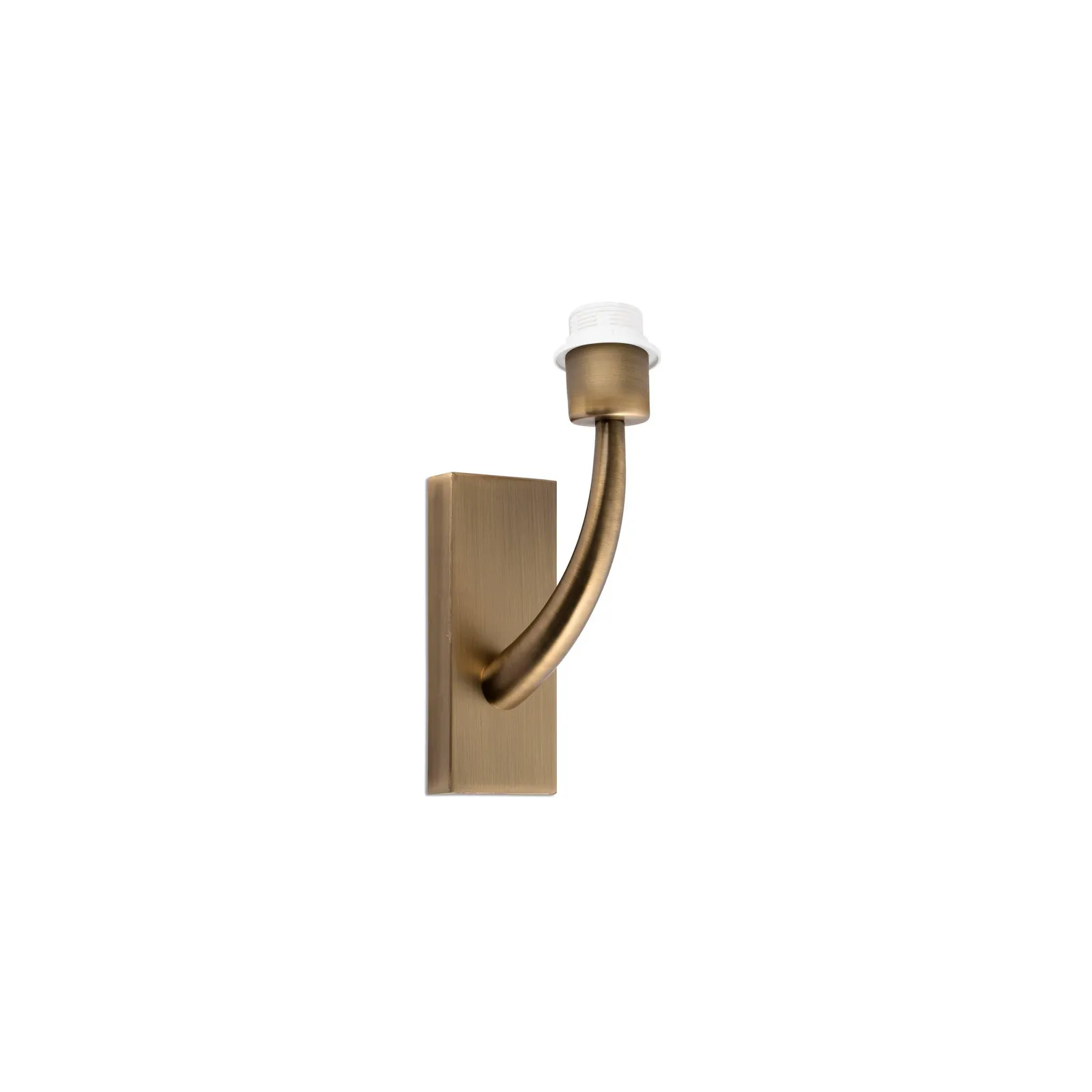 Netlighting Rem 1 Light Indoor Wall Light Antique Gold Shade Not Included E27