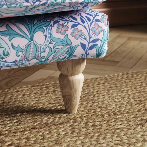 Jolene William Morris Woodland Weeds Print Velvet 3 Seater Sofa 5