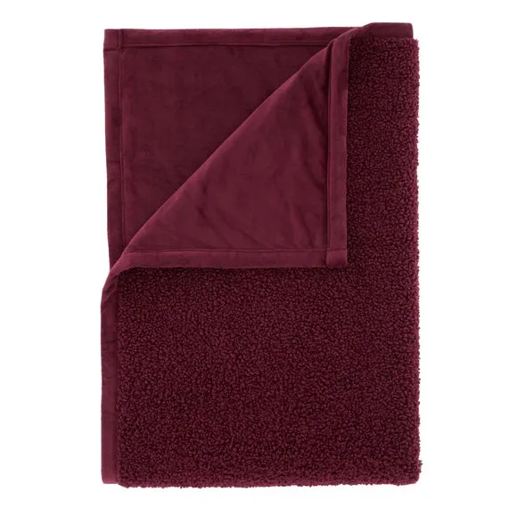 So Soft Velvet Boucle Throw Blanket 130cm x 170cm 3