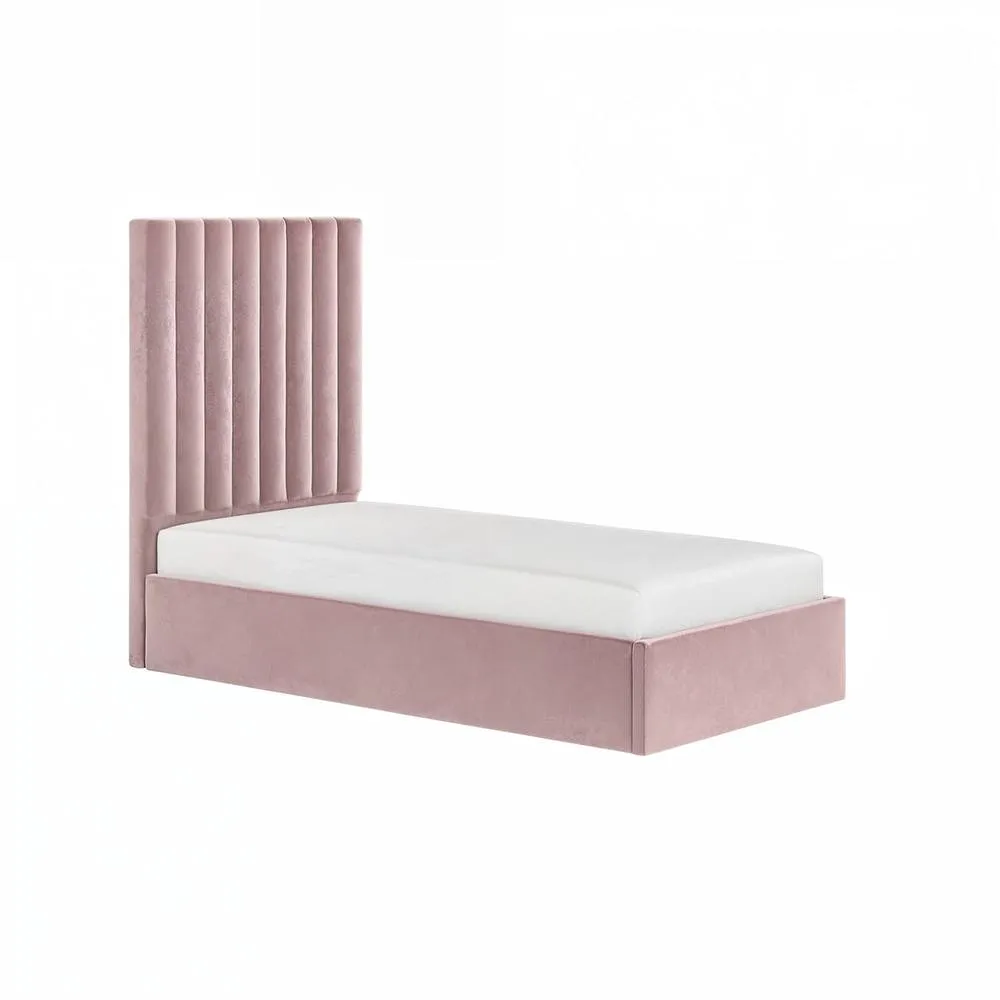 Flair Everley Single Ottoman Bed in Pink 5