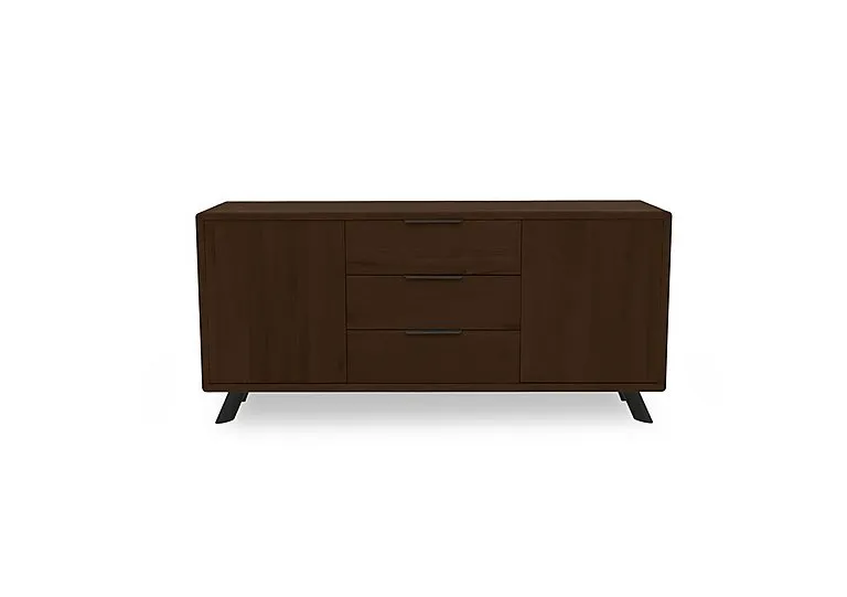 Athena 2 Door 3 Drawer Sideboard - Desert