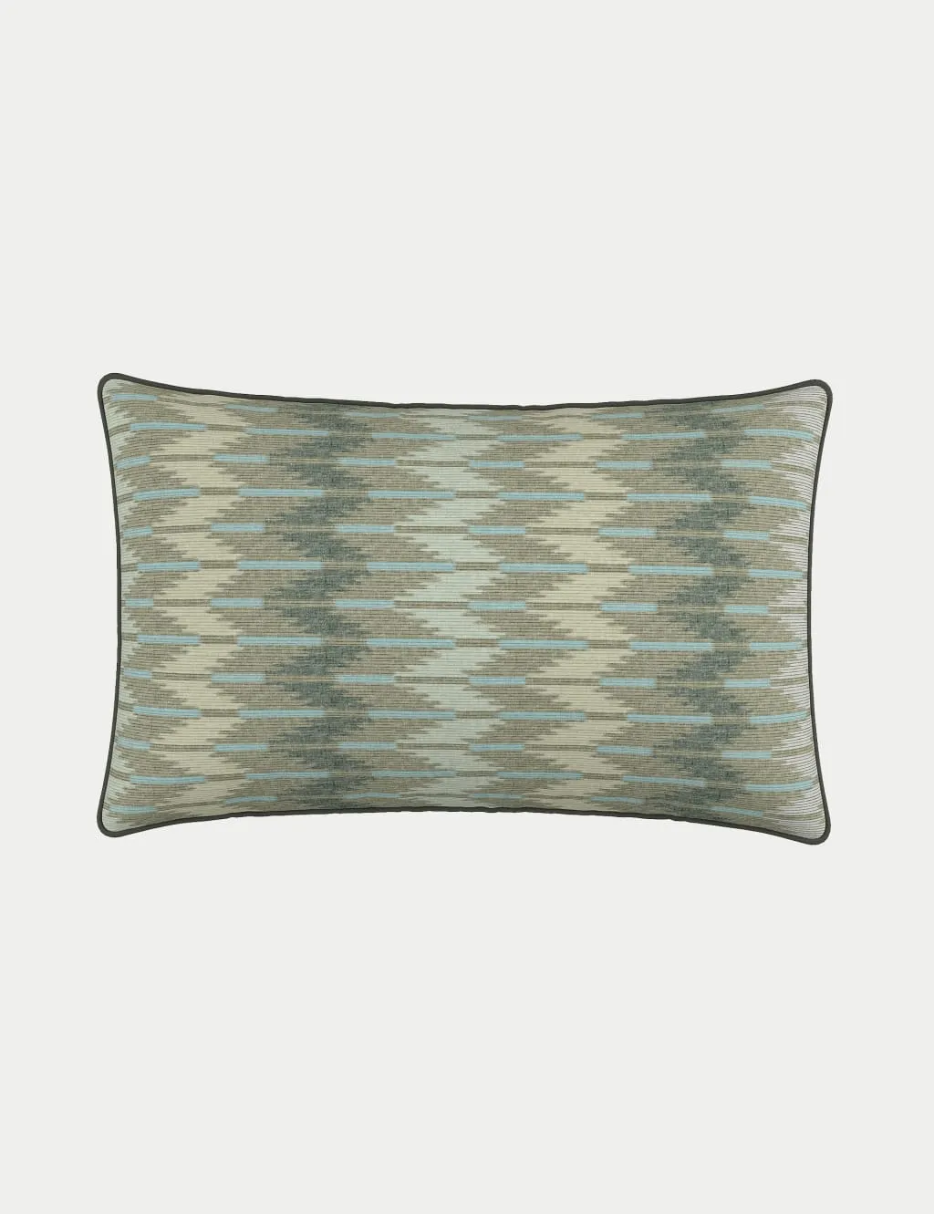 Bedeck of Belfast Pure Cotton Alessie Cushion Green Mix