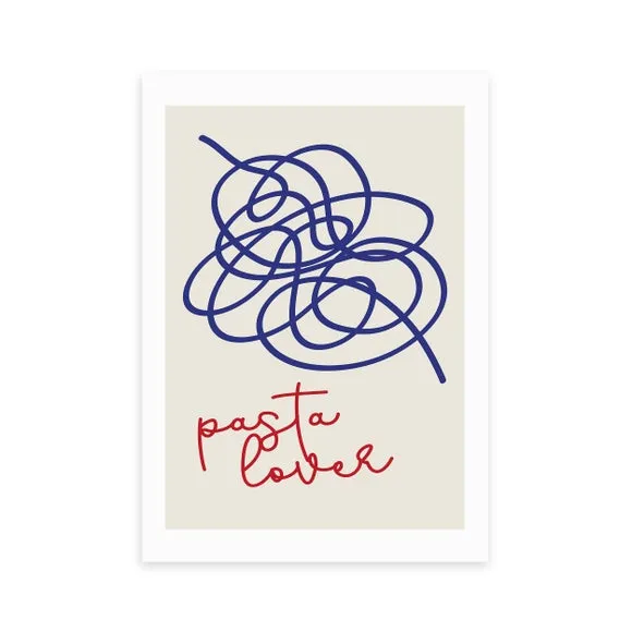 East End Prints Pasta Lover Print by Inoui 2