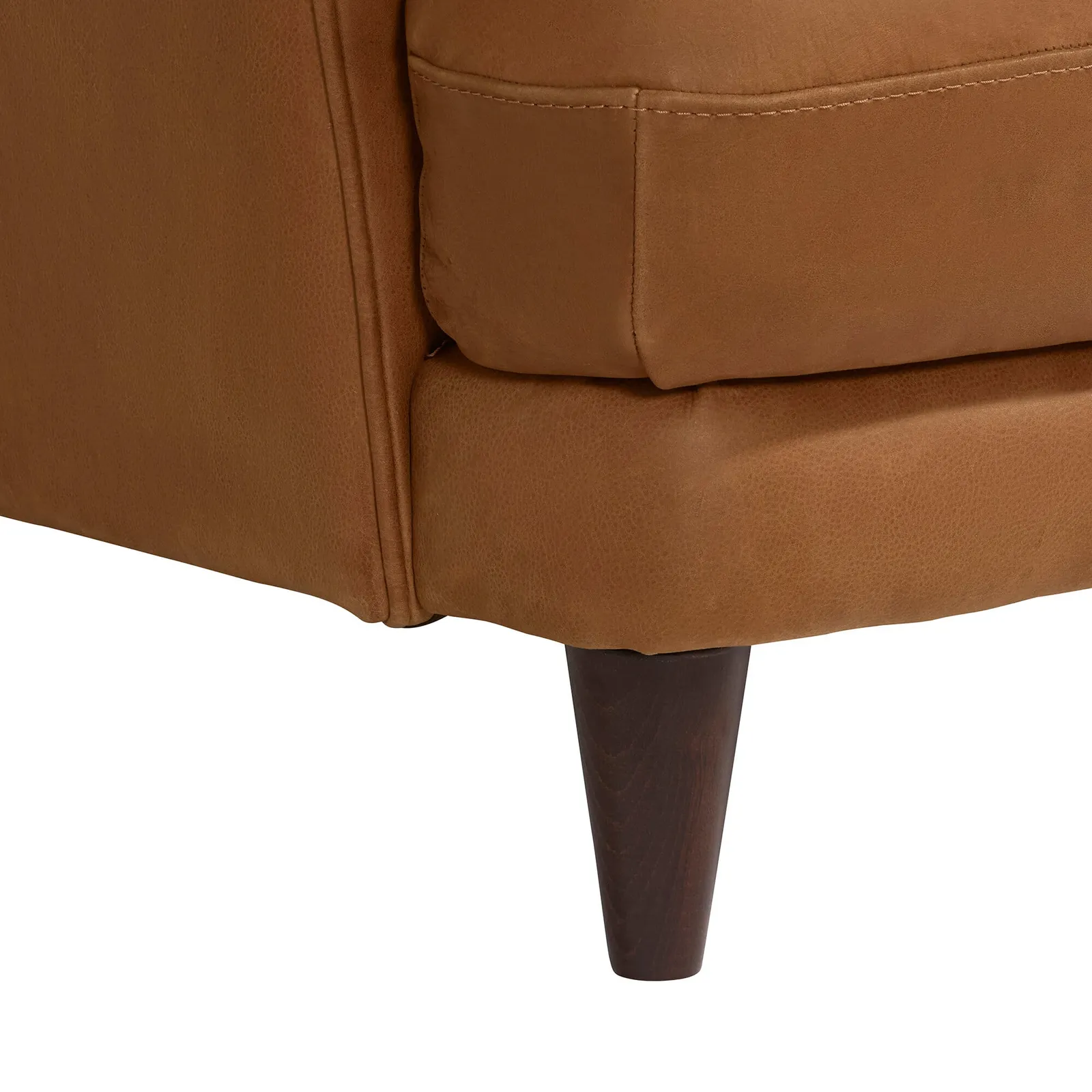 Aldo Loveseat Sofa, Brown | Barker & Stonehouse 4
