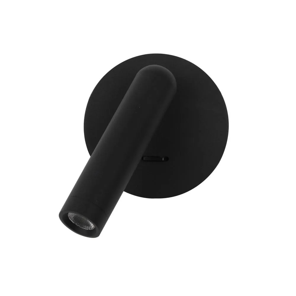 Netlighting Carda Reading Wall Light Black 3000K Warm White 3
