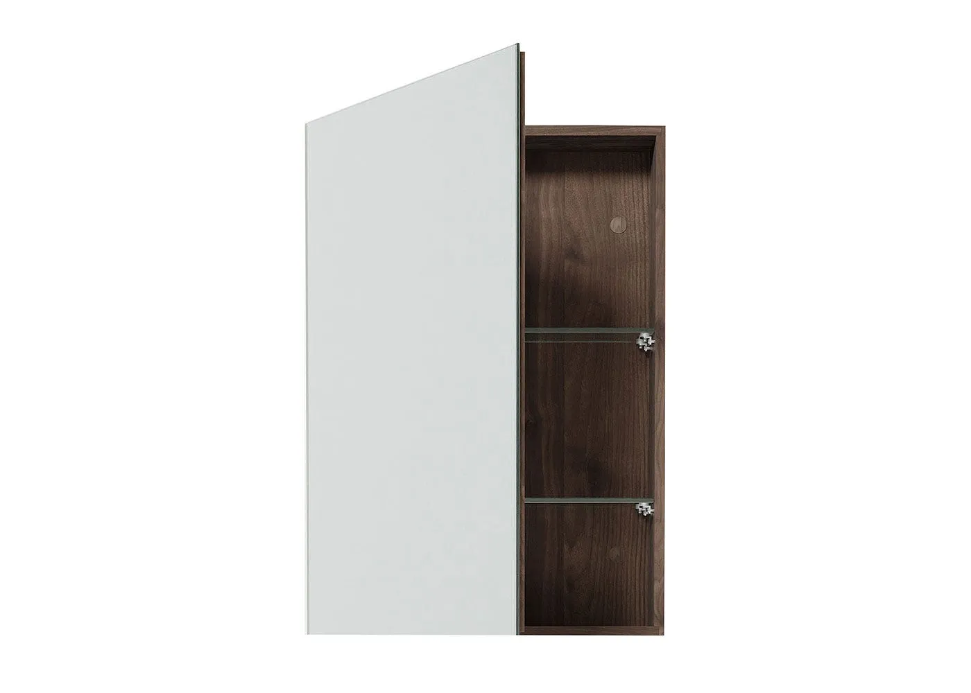 Wireworks Slimfit Magnifier Cabinet Walnut 1