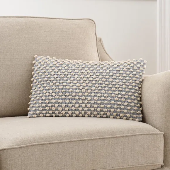 Jersey Bobble Rectangle Cushion