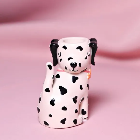 Raspberry Blossom Dog Matchstick Holder 2