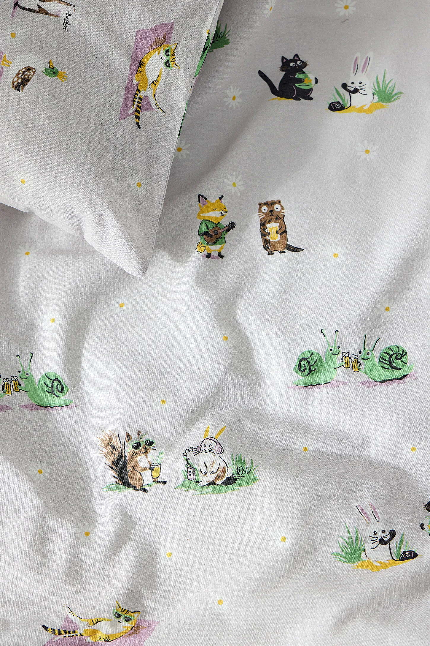 Whimsical Animals Duvet Set - Lilac 3