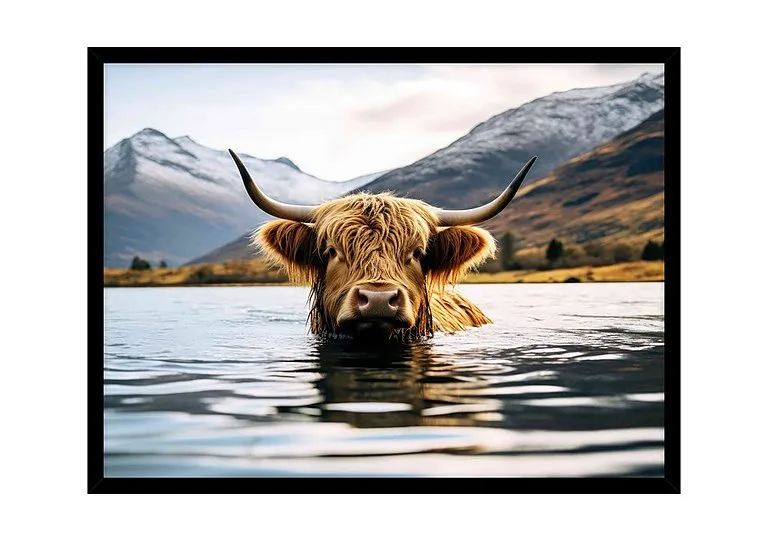 Highland Lake Framed Picture