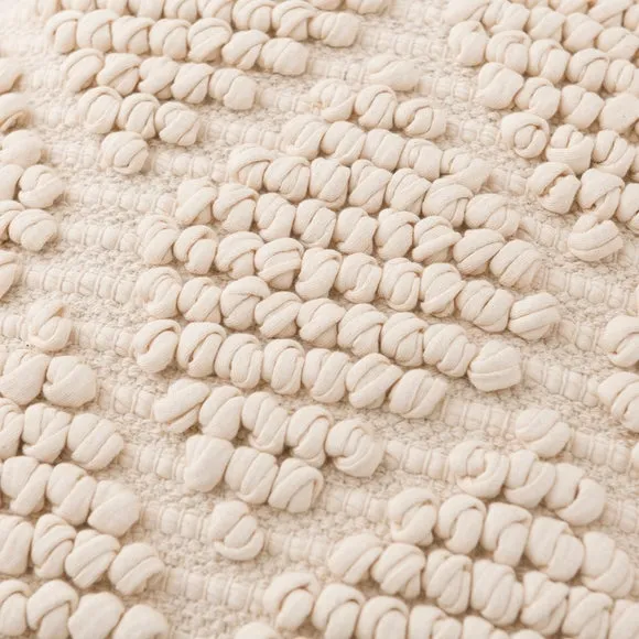 Jersey Bobble Diamond Square Cushion 2