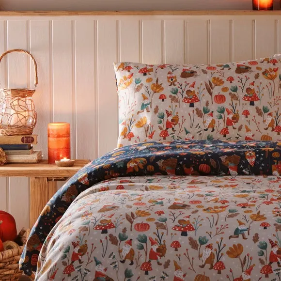 Gnomes and Friends Duvet Cover & Pillowcase Set 2