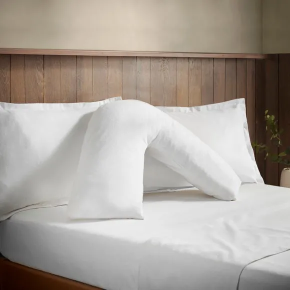 Soft & Cosy Luxury 100% Brushed Cotton V-Shape Pillowcase 1