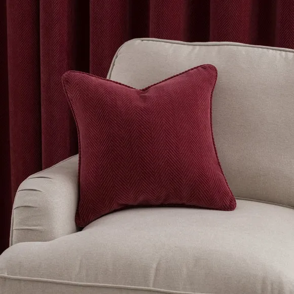 Soft Chenille Herringbone Cushion