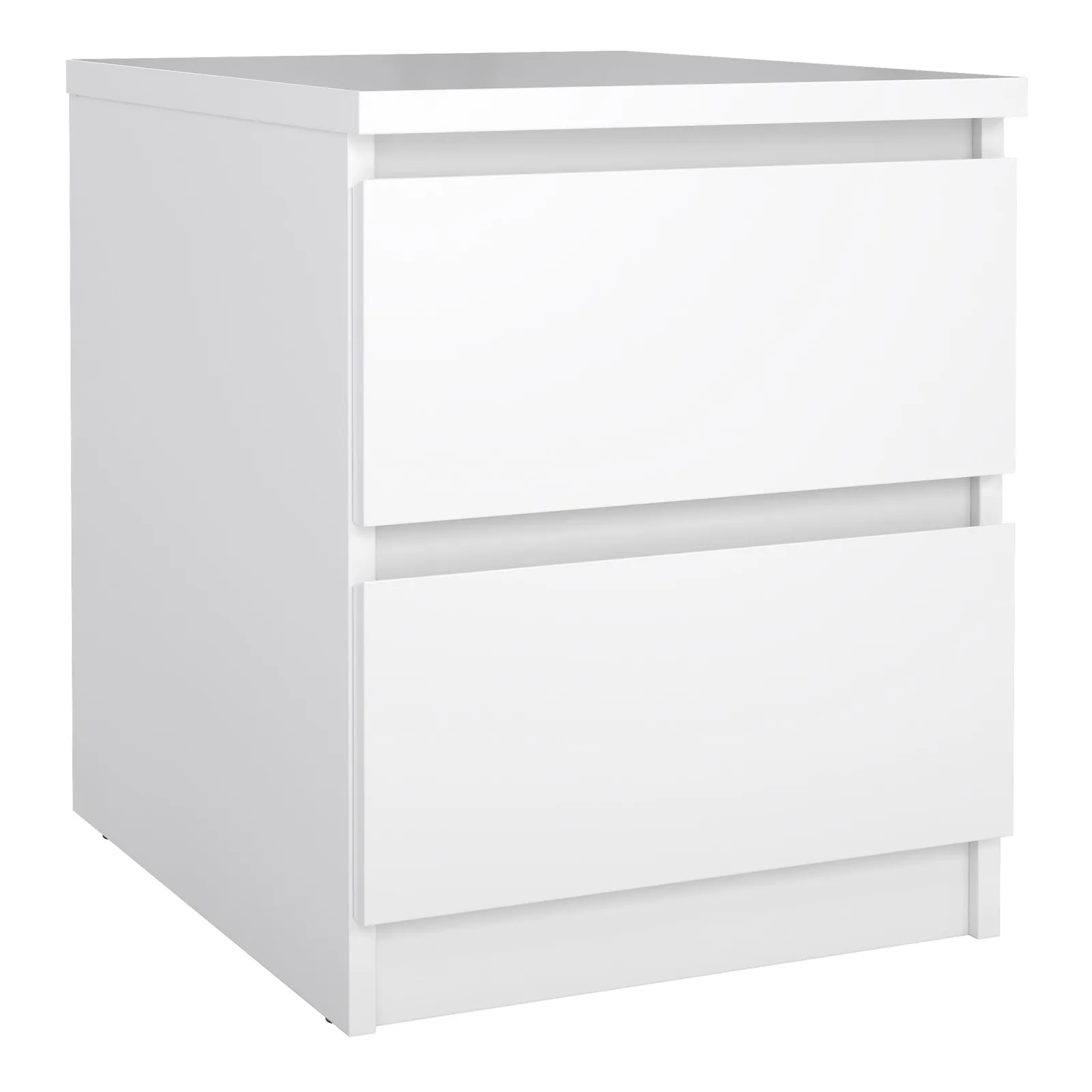 Furniture To Go Naia Bedside 2 Drawers in White