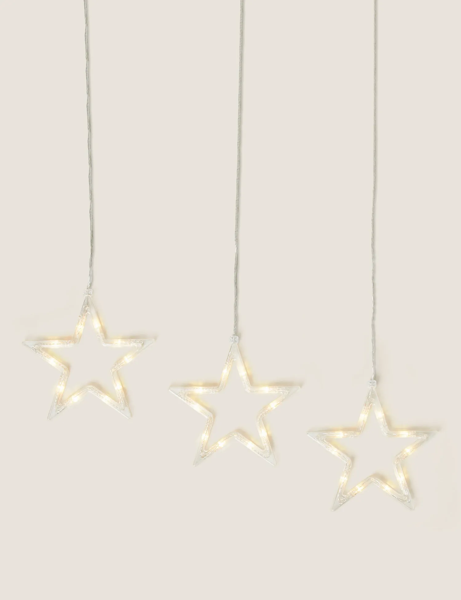 M&S Light Up Hanging Stars Curtain