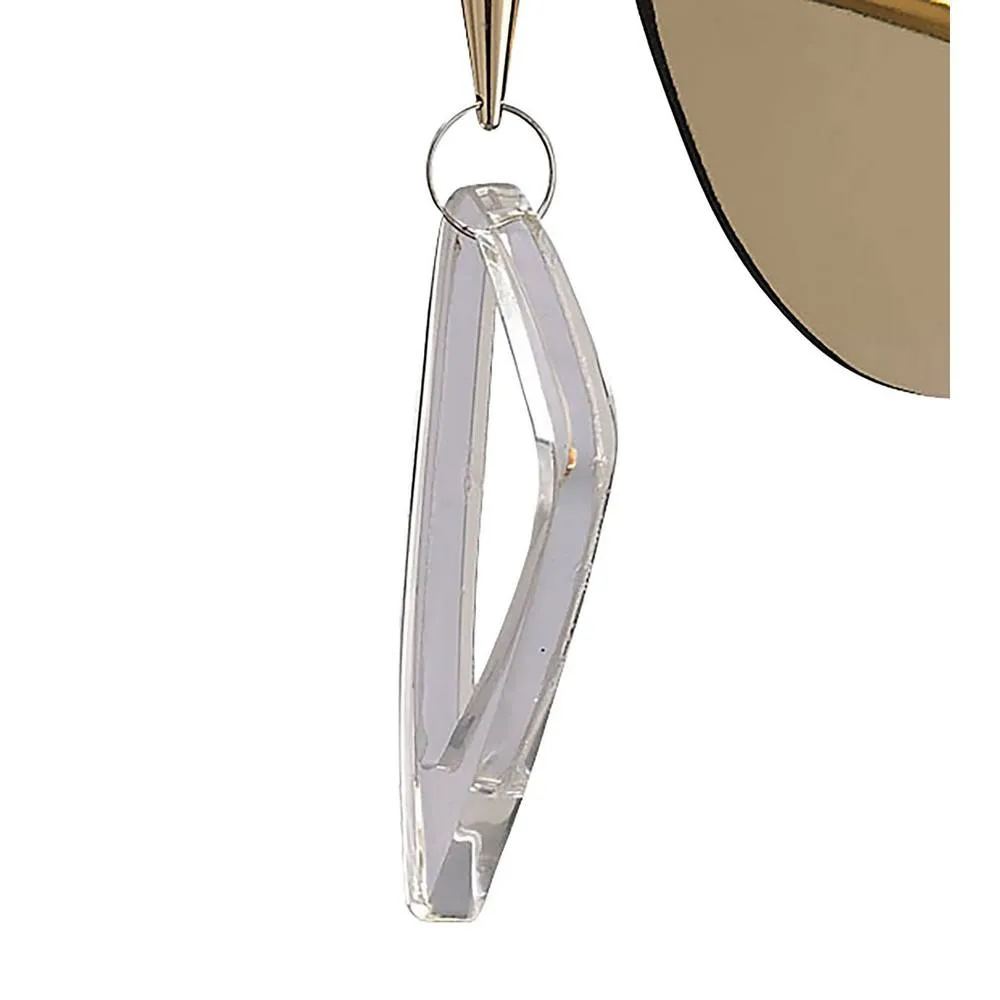 Netlighting Mara Wall Lamp Switched 2 Light E14 French Gold With Ivory White Shade 5