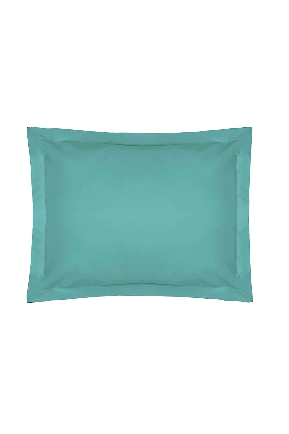 Belledorm Easy Care 200 Thread Count Cotton Polyester Percale Oxford Pillowcase in Teal 1