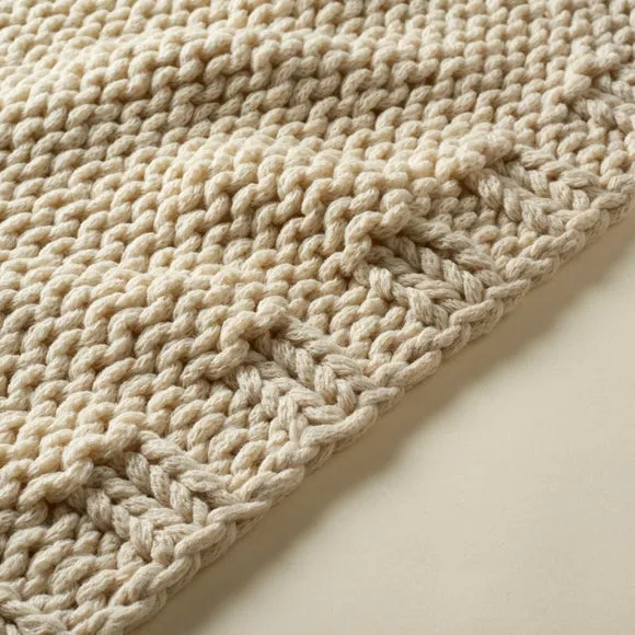 Chunky Knit Throw Blanket 5