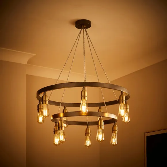 Marsden Industrial Hoop Ceiling Light 2