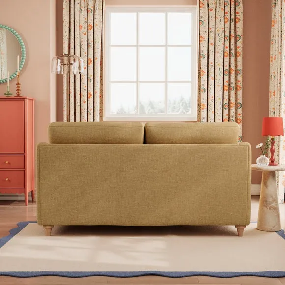 Hattie Slub Faux Linen 2 Seater Sofa 4