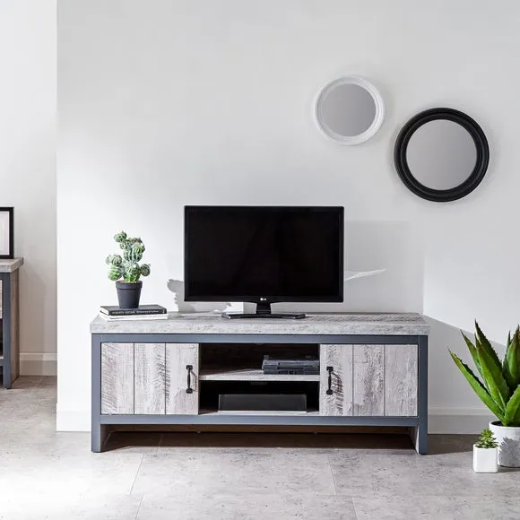 Return - Boston TV Unit, Grey for TVs up to 50"