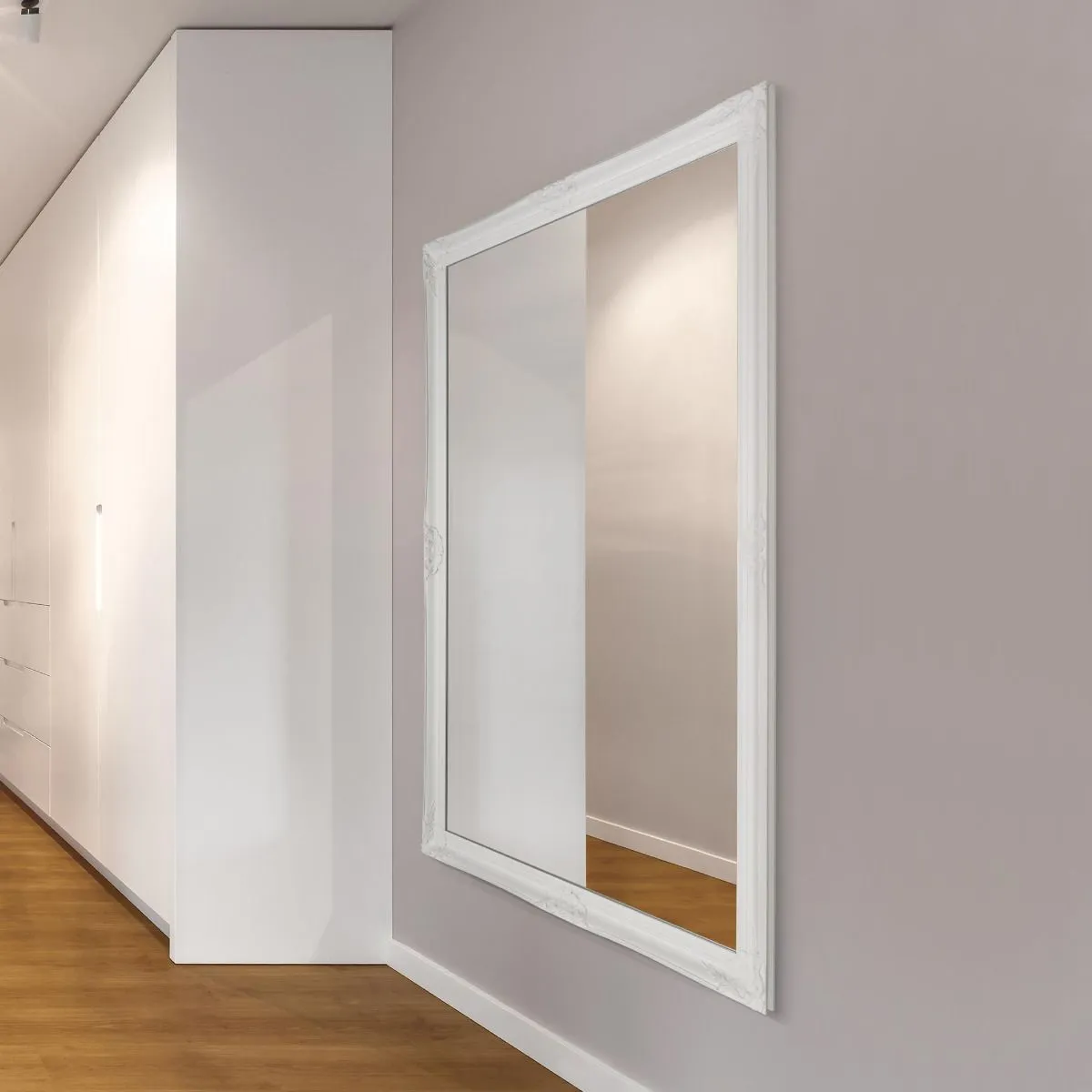 MirrorOutlet Kingsbury White Classic Large Wall Mirror 168 x 107 CM 3
