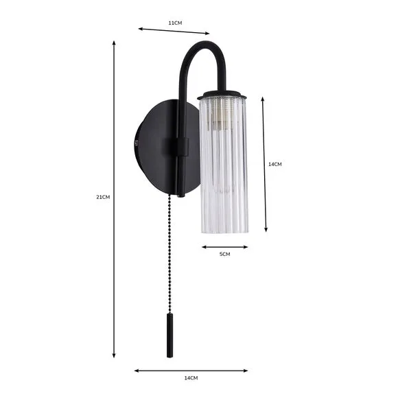 Dorma Henstone Bathroom Wall Light 6