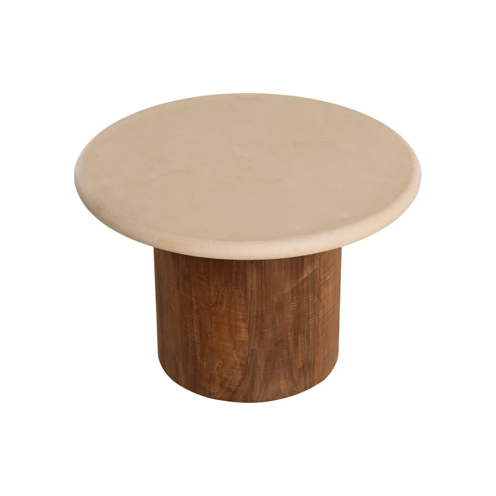 Panama Round Coffee Table 60X60X40Cm, Round, Brown Stone Effect | Barker & Stonehouse 5