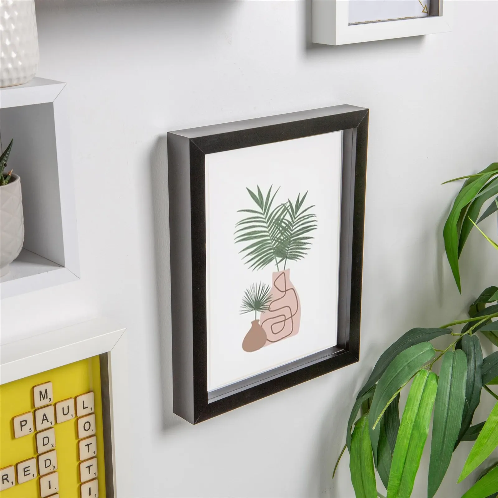 Nicola Spring 3D Box Photo Frames - 8 x 10" - Pack of 2 in Black 6
