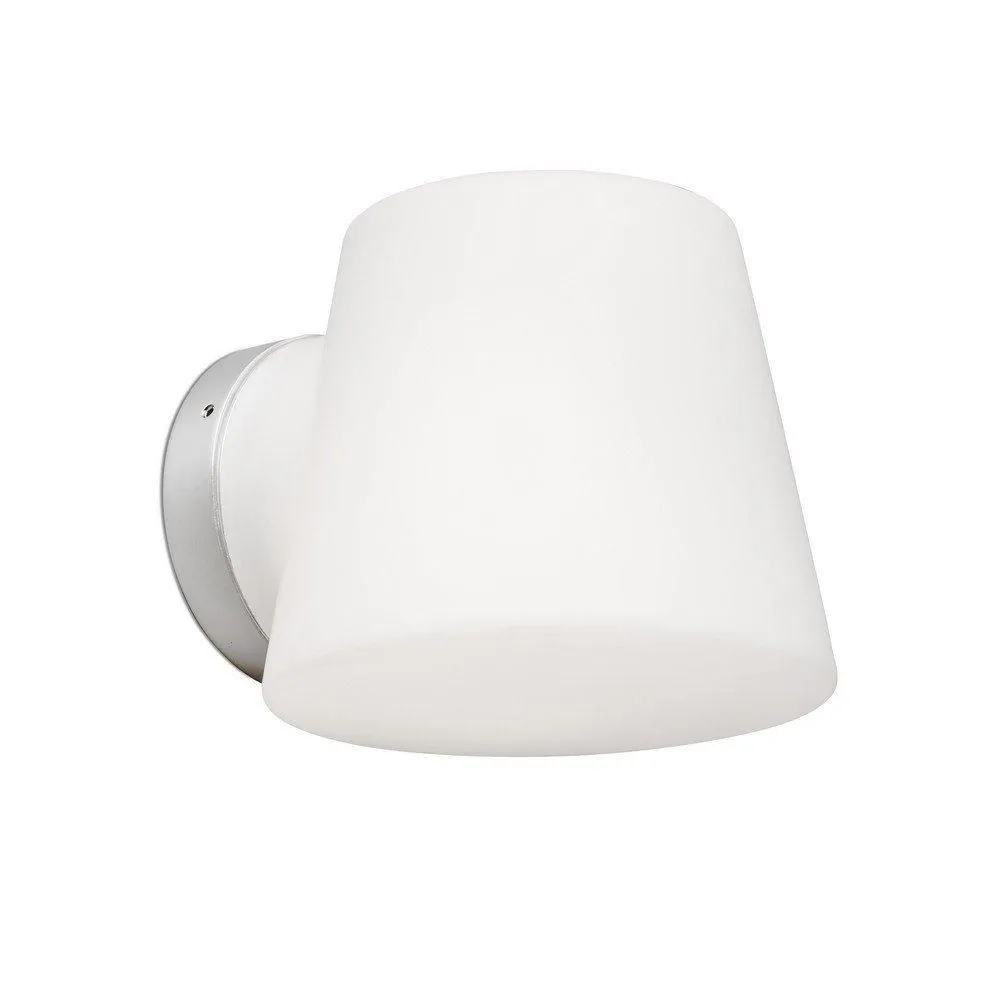 Netlighting Bianca Wall Light with Shade Chrome G9 IP44 in Grey