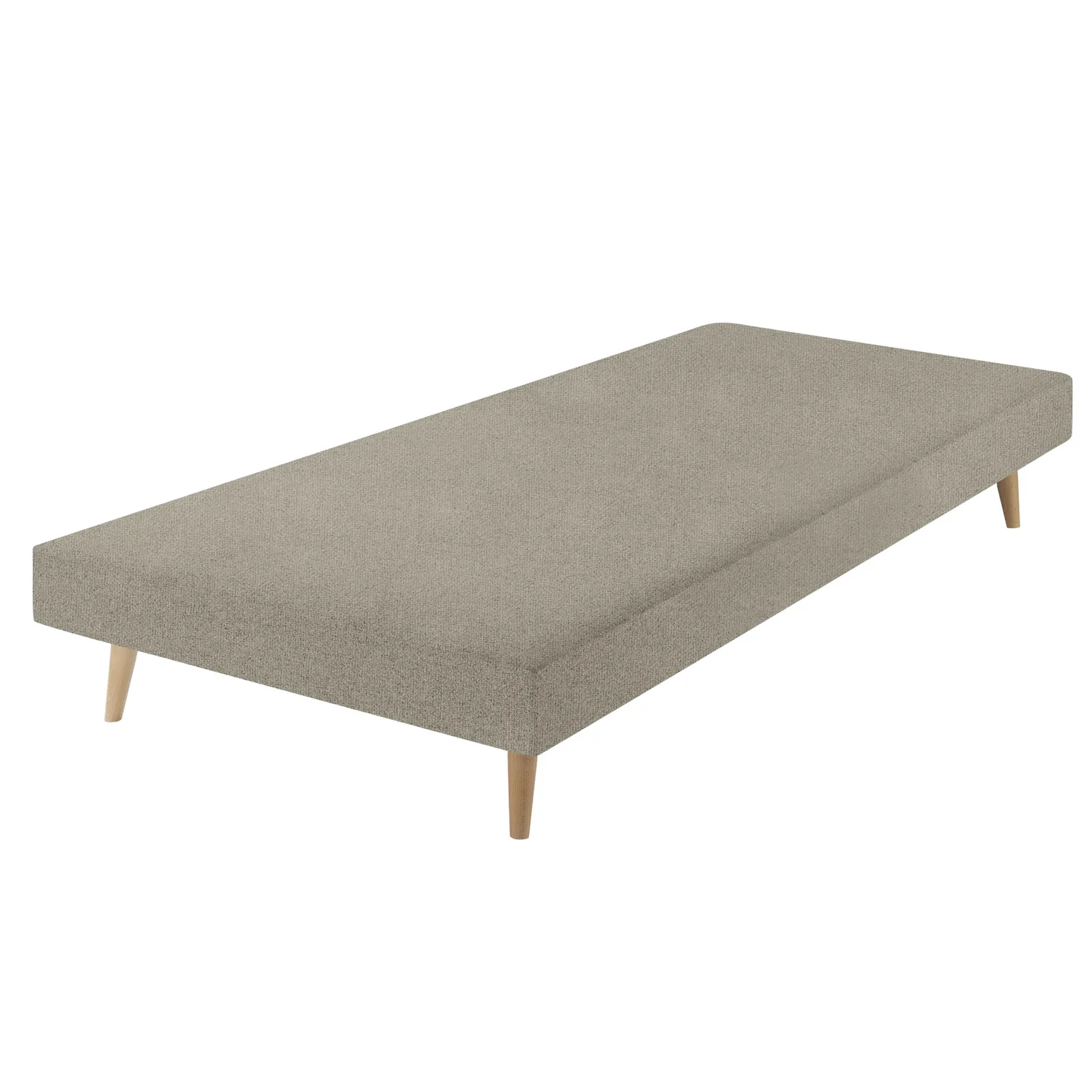 Premium Slim Divan Base, Single - Hemp Oat