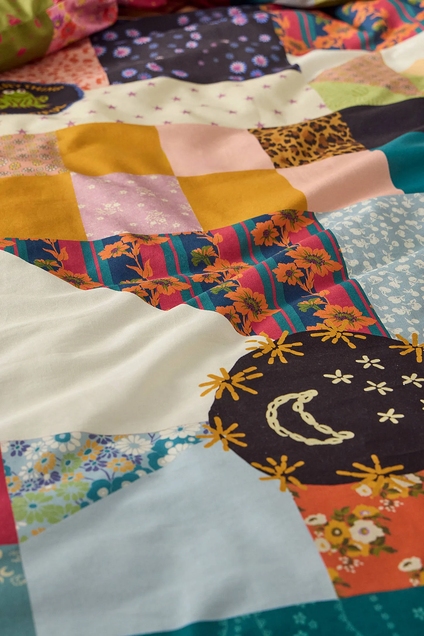 Quirky Patchwork Reversible Duvet Set 3