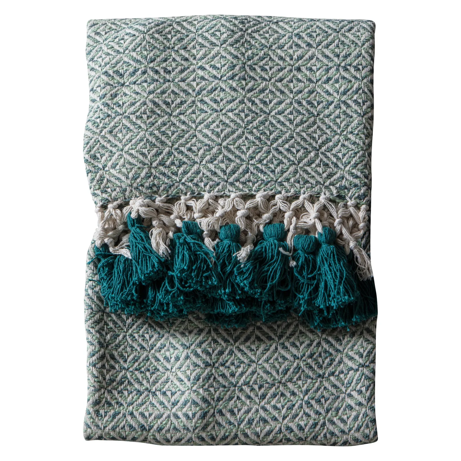 Geo Emerald 130cm x 150cm Throw Emerald (Green)