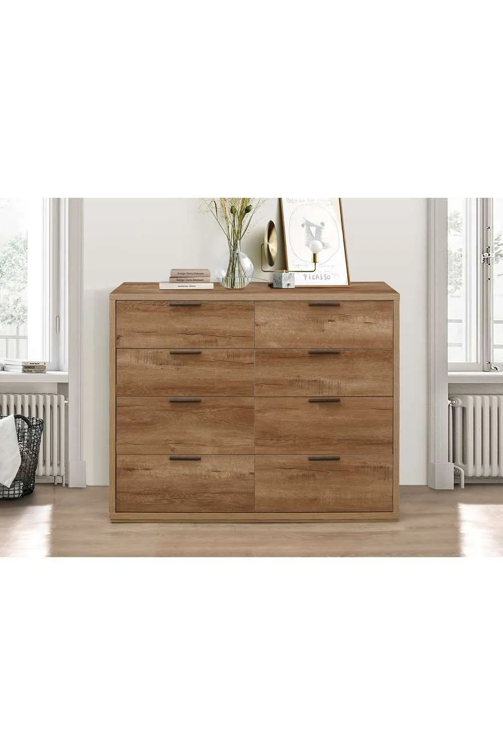 Birlea Stockwell Merchant Chest Rustic Oak in Natural 2