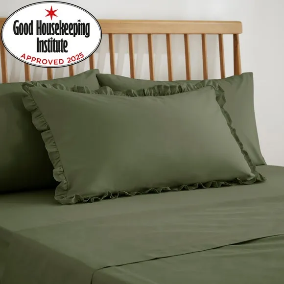 Pure Cotton Frilled Pillowcase